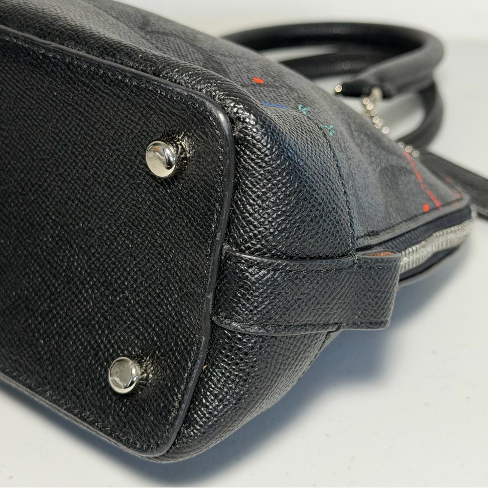 Coach Mini Sierra Satchel with Bird Print - Picture 7 of 12